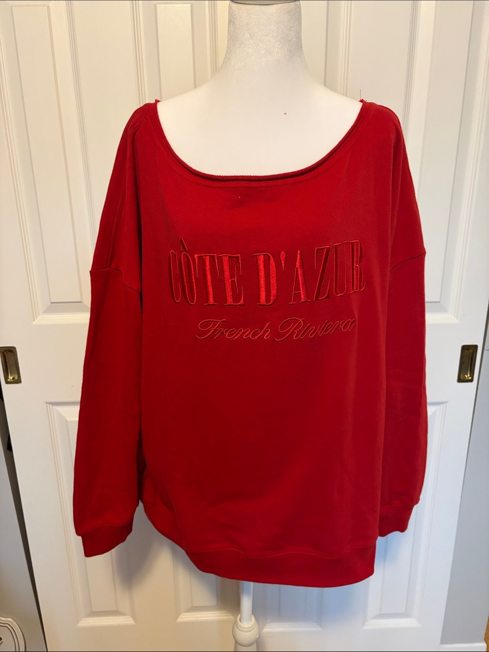 Garage Red 'Côte d'Azur' Women's Sweatshirt